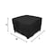 Eevelle MERIDIAN Series, Square Table / Firepit Cover - Black, 36L x 36W x 25.5H MDTSQFS-BLK - alternate 1